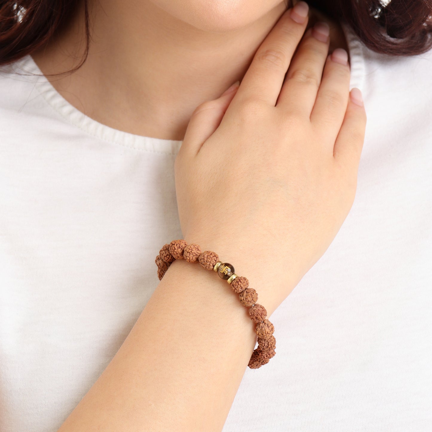 5 Mukhi Certified Spiritual Rudraksh Bracelet