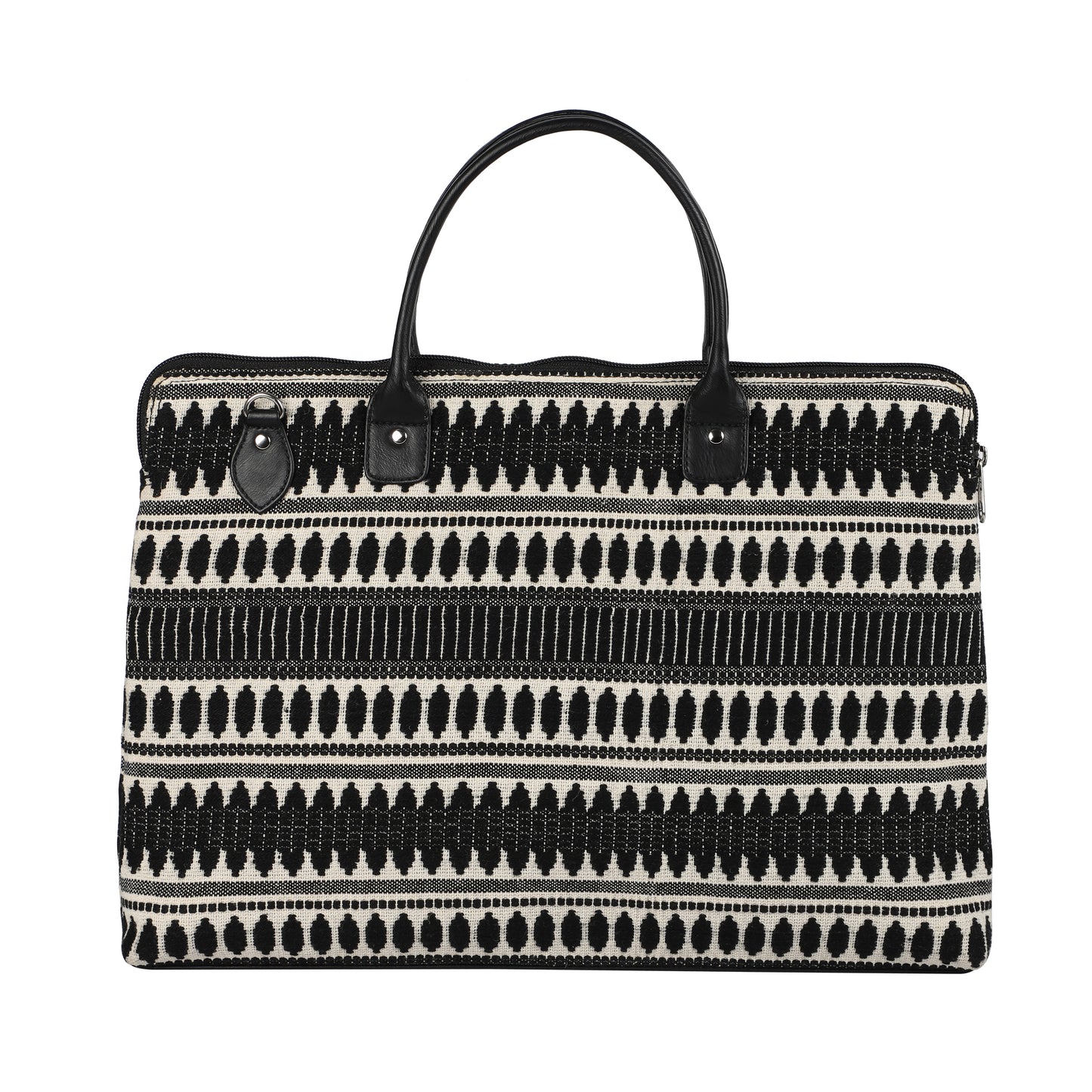 Laptop Bag for Women for 15.6 inch Laptop (Black & White Capsule)
