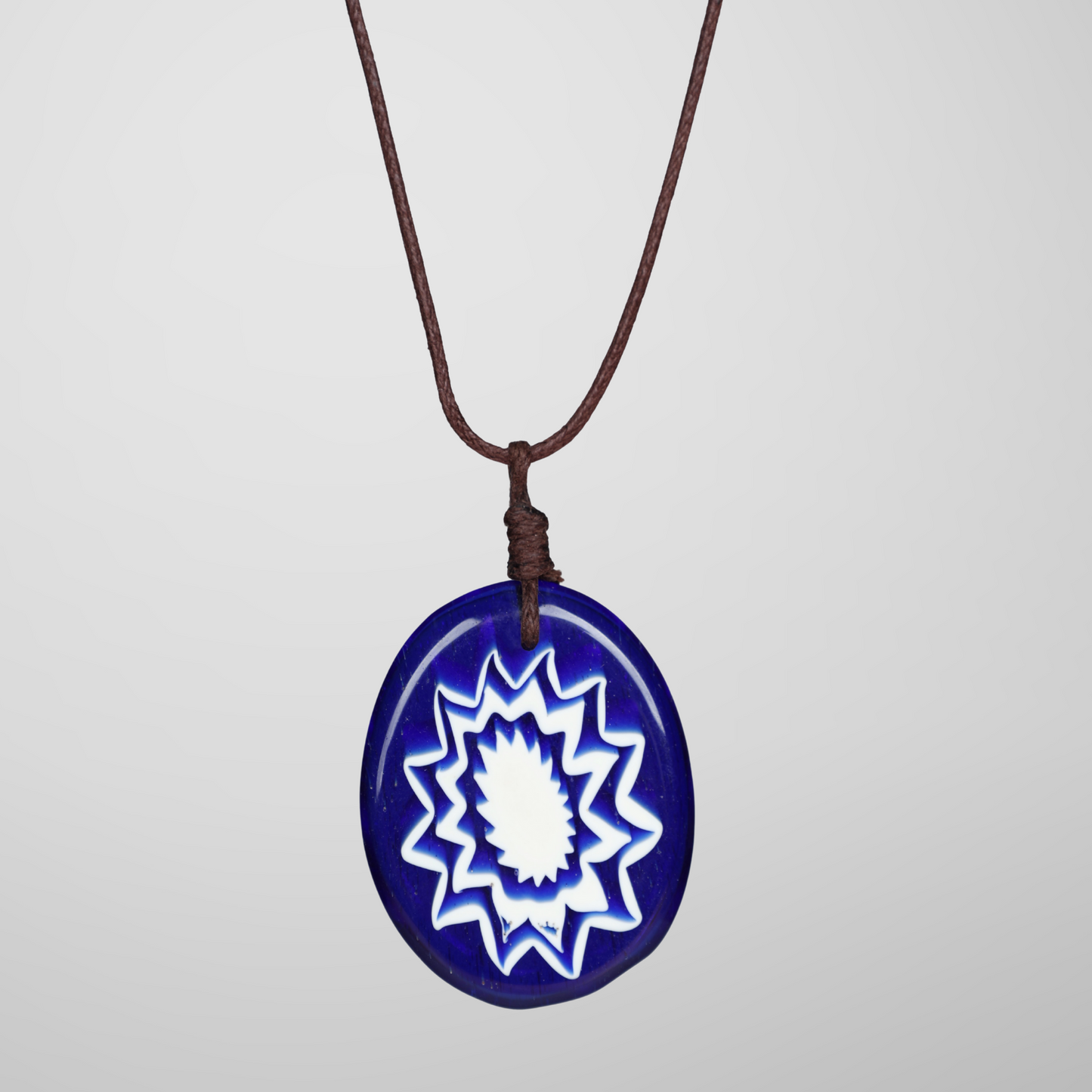 Choker Necklace with Flower Pendant