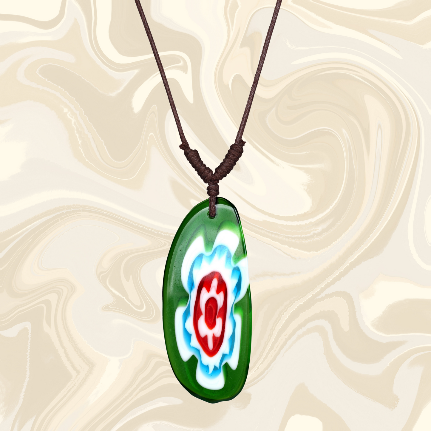 Choker Necklace with Flower Pendant