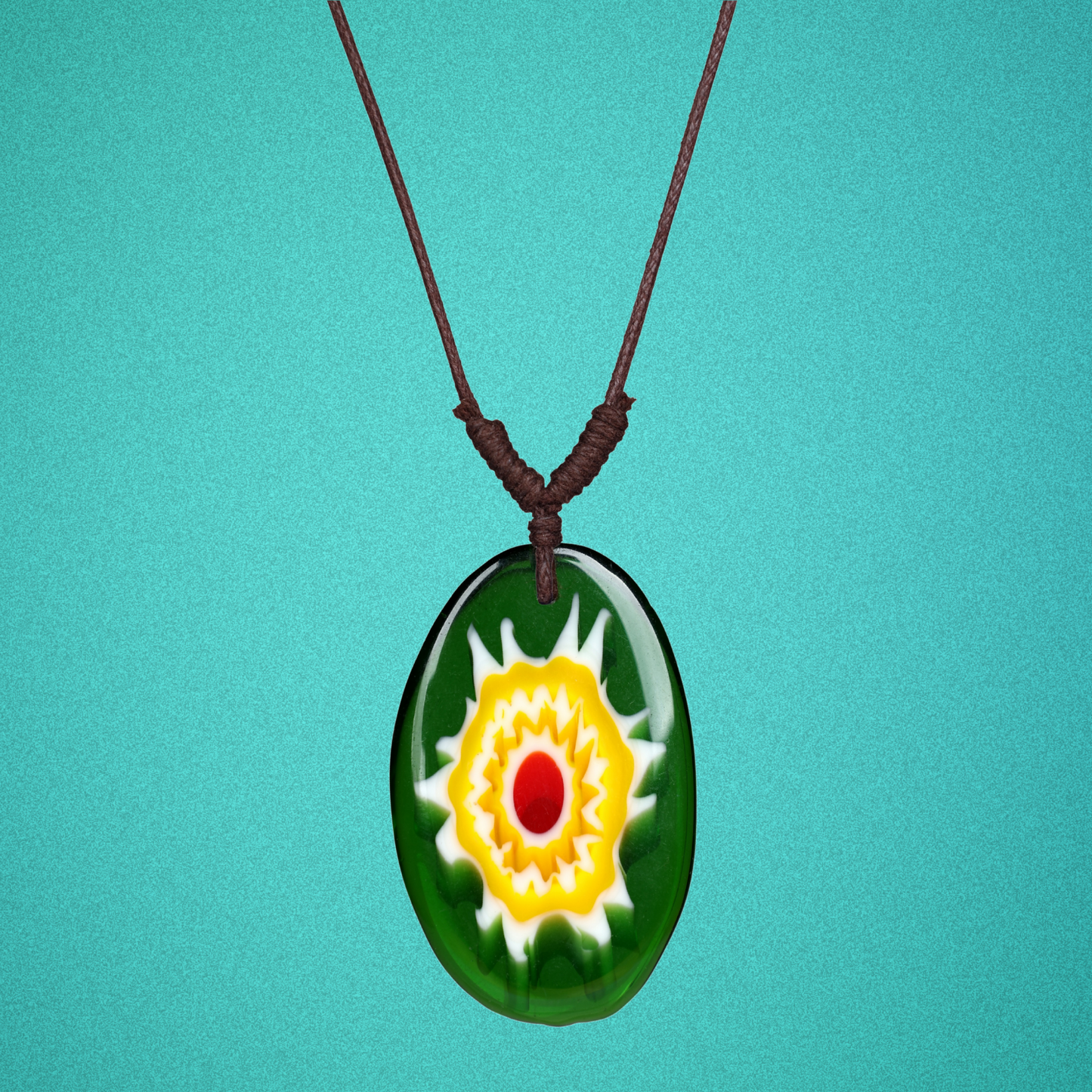 Choker Necklace with Flower Pendant