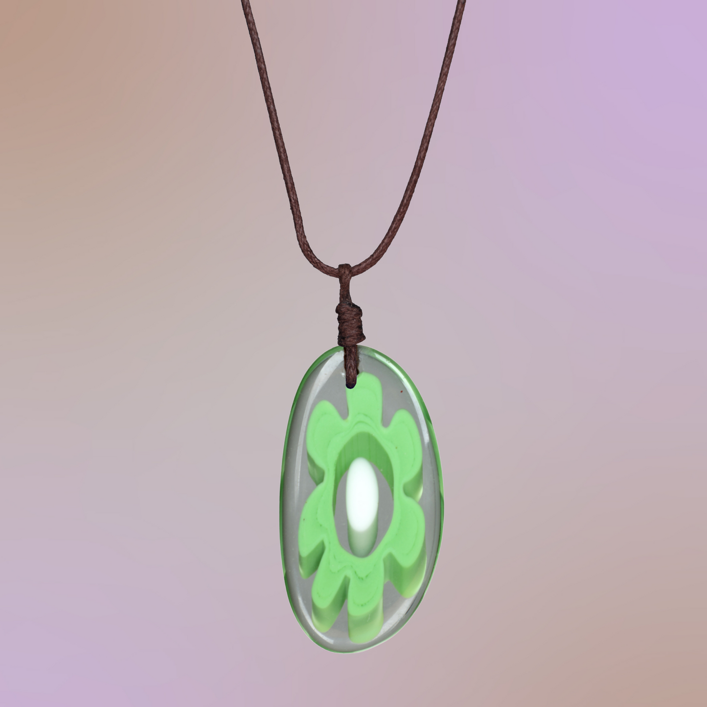 Choker Necklace with Flower Pendant