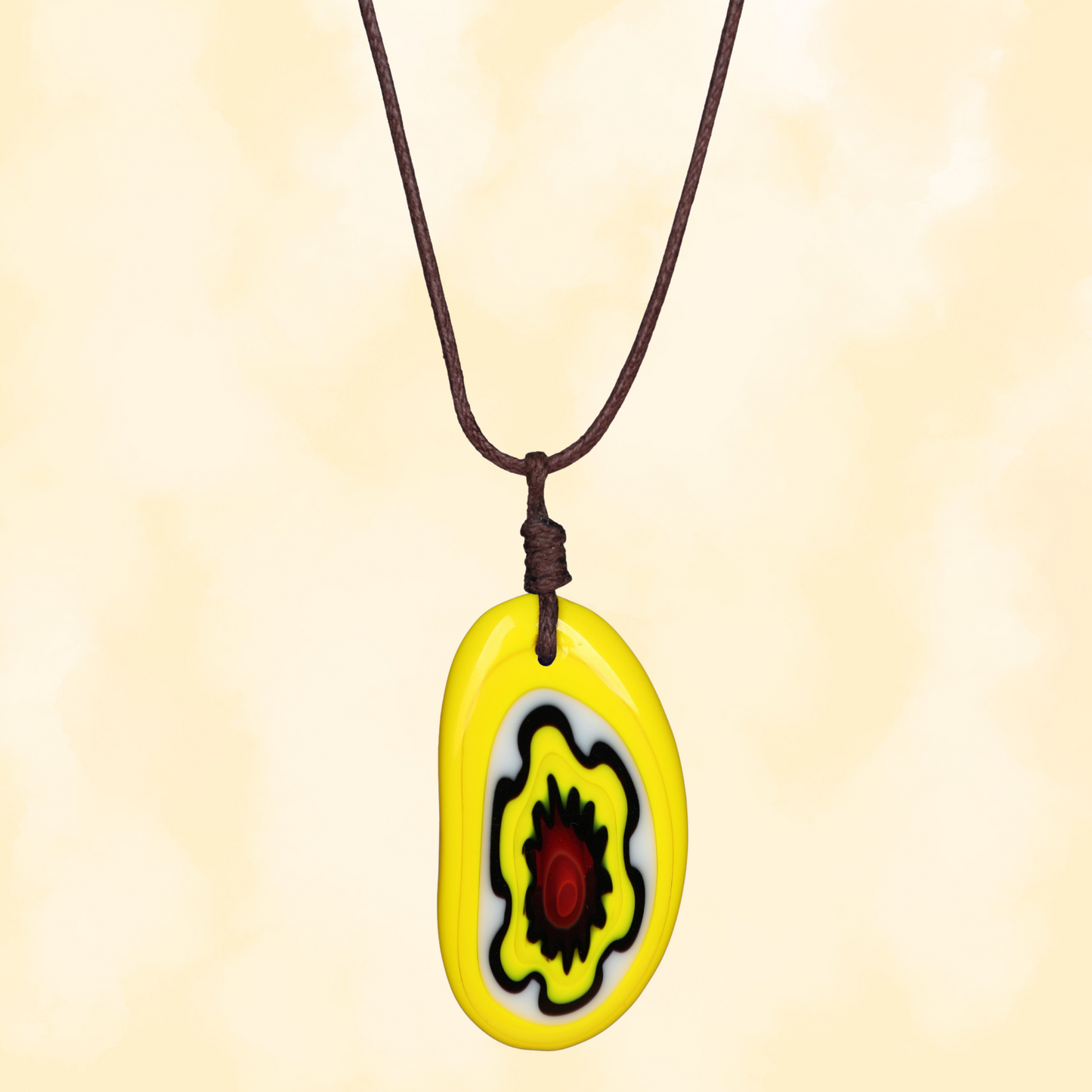 Choker Necklace with Flower Pendant