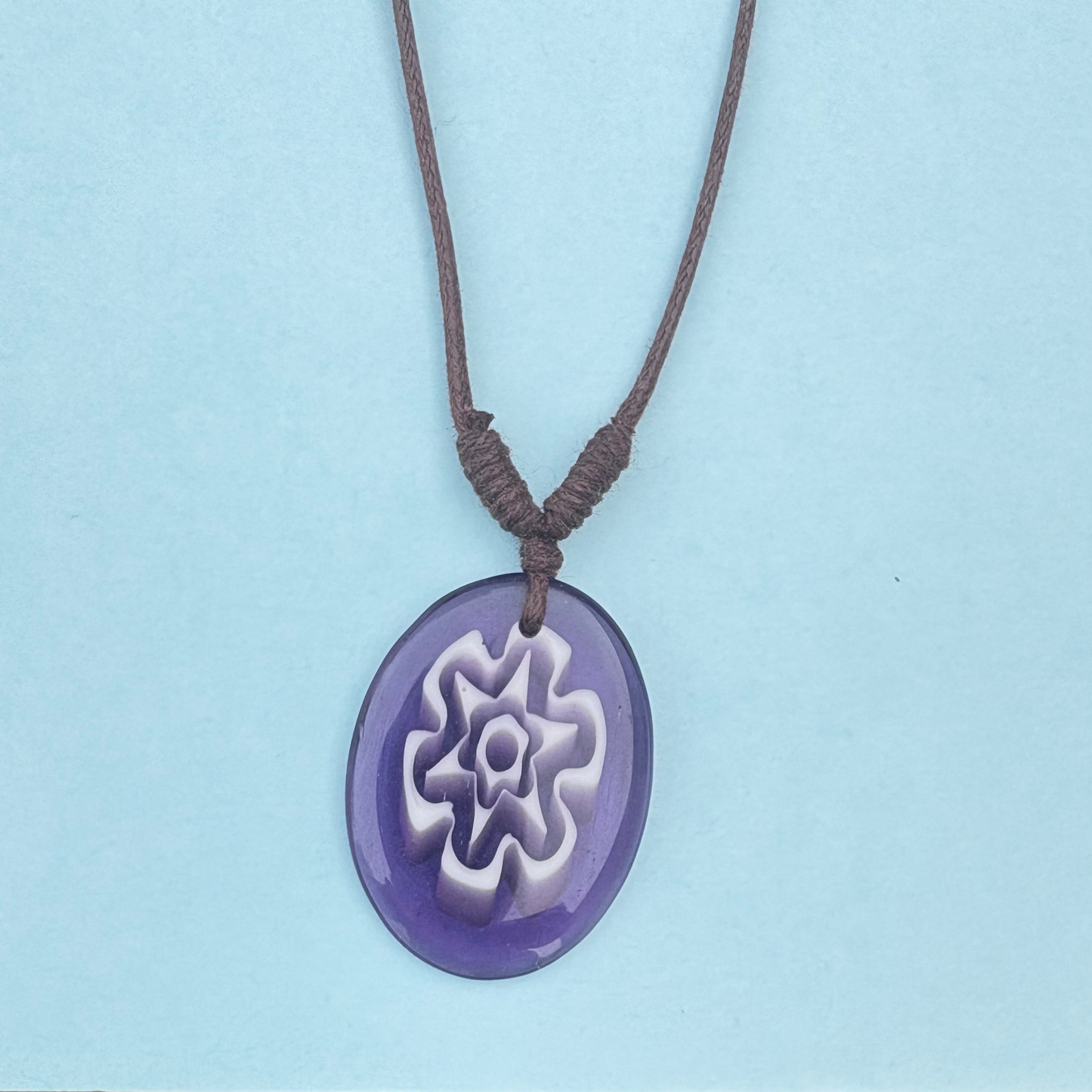 Choker Necklace with Flower Pendant