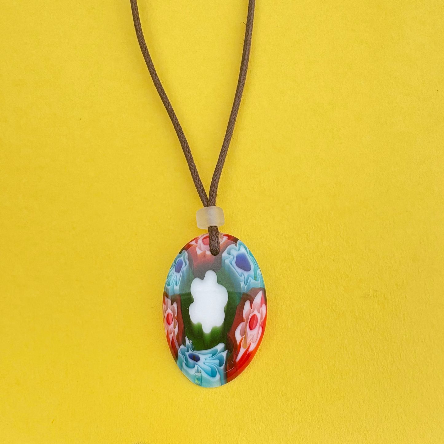 Choker Necklace with Flower Pendant