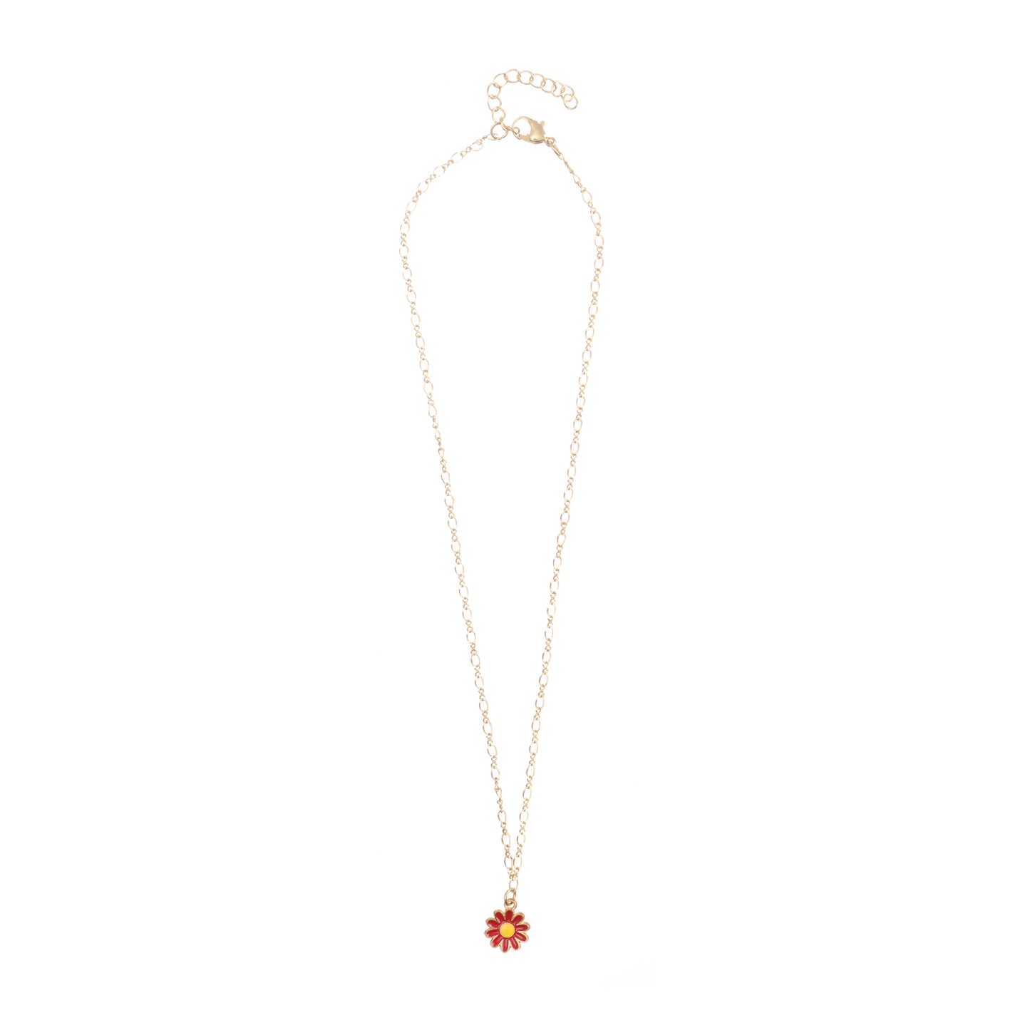 Daisy Charm Gold Choker Necklace