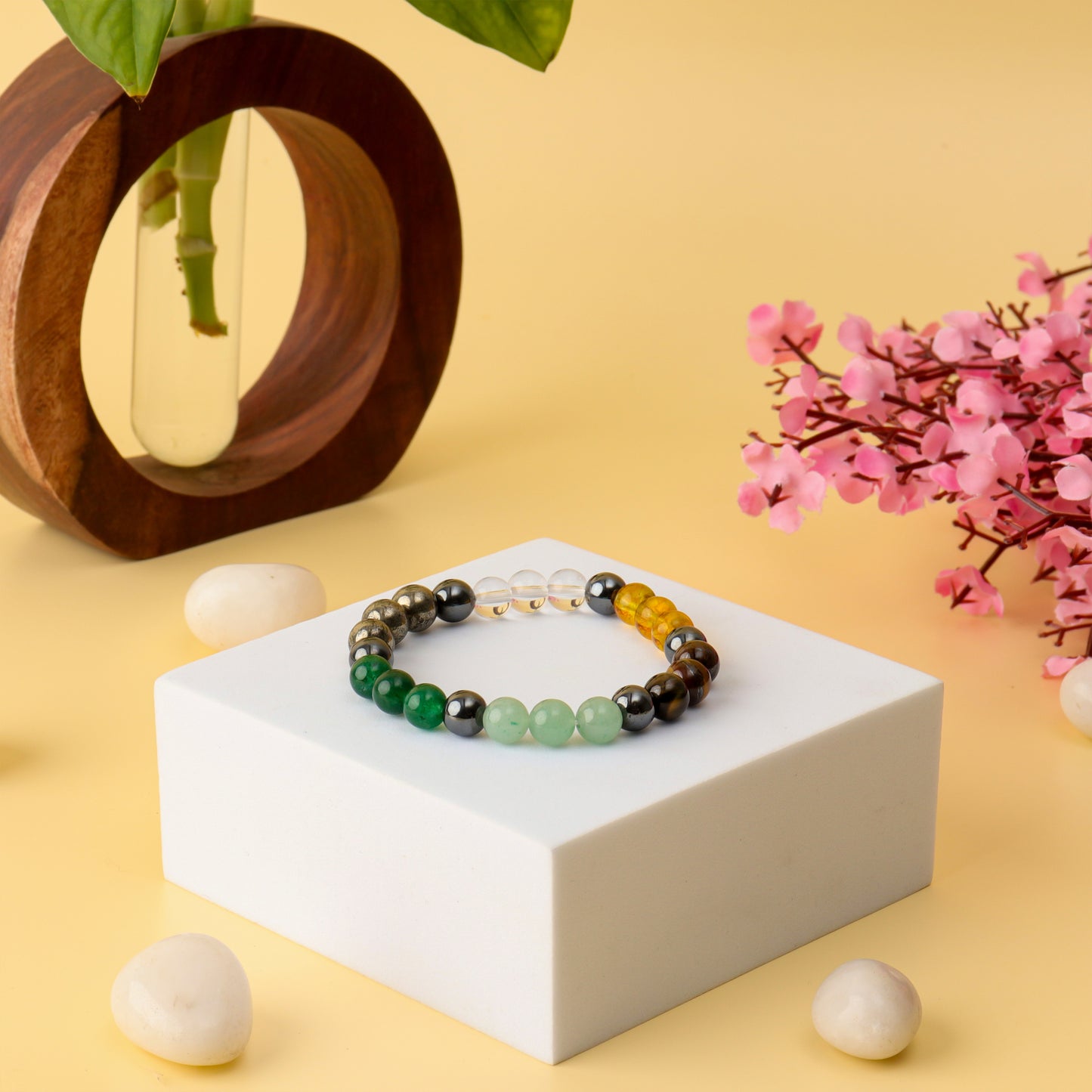 Dhan Yog Money Magnet Natural Stone Bracelet