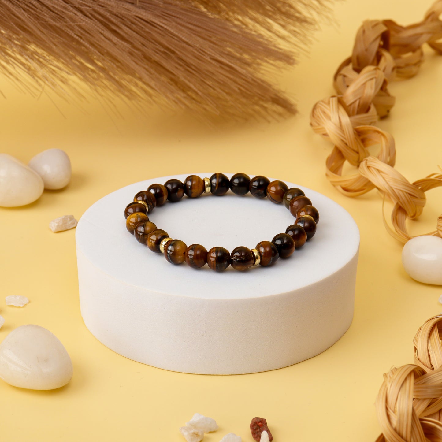Fearless Tiger Eye Natural Stone Bracelet