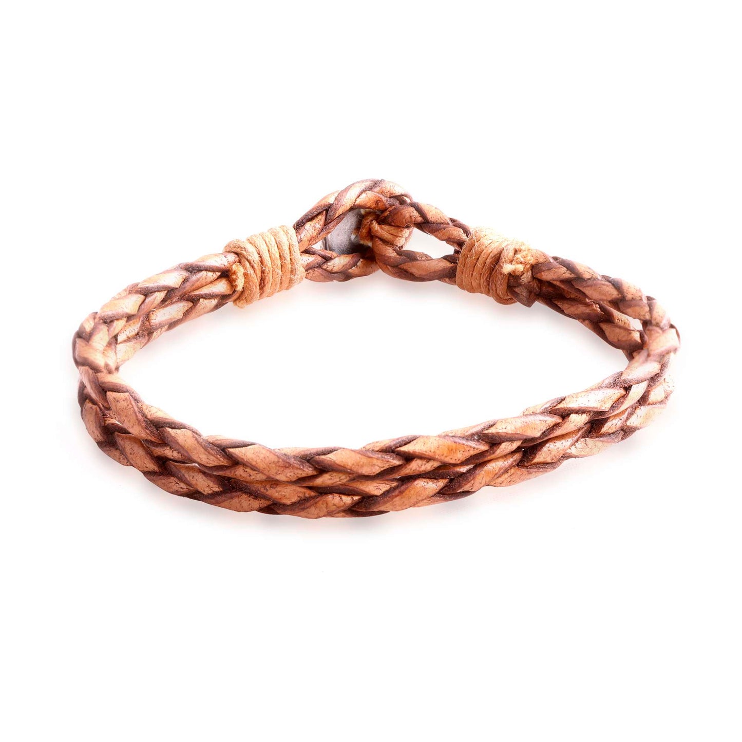 Granada Braided Leather Bracelet for Men