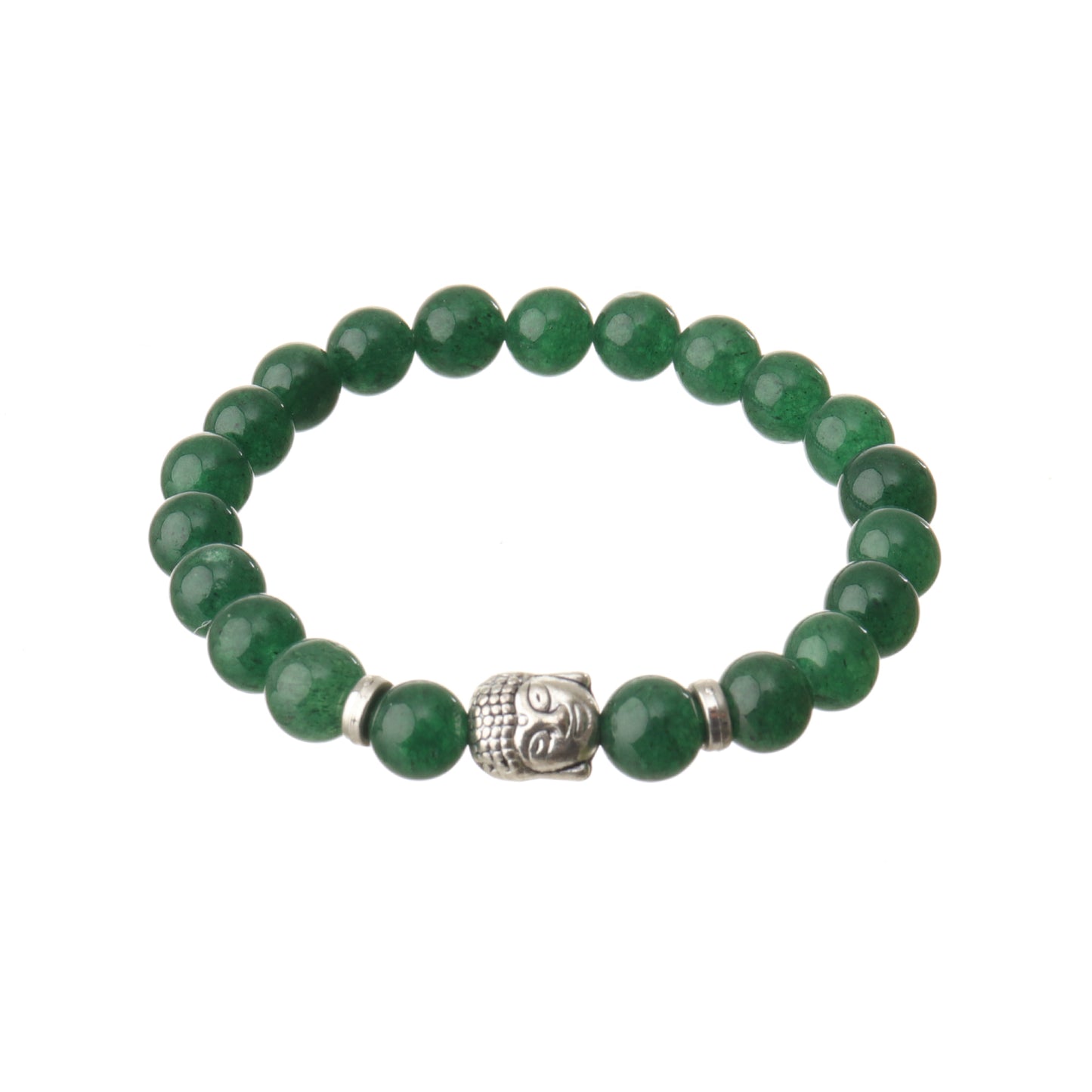 Green Jade Natural Stone Buddha Bracelet