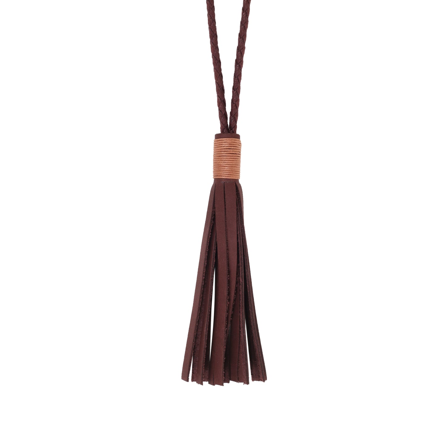 Leather Tassel Necklace