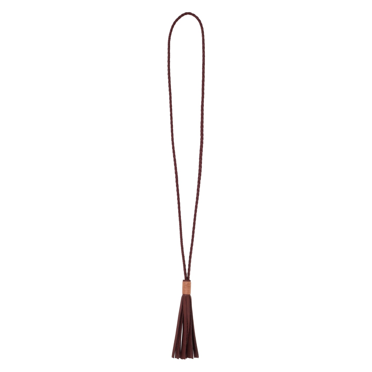 Leather Tassel Necklace