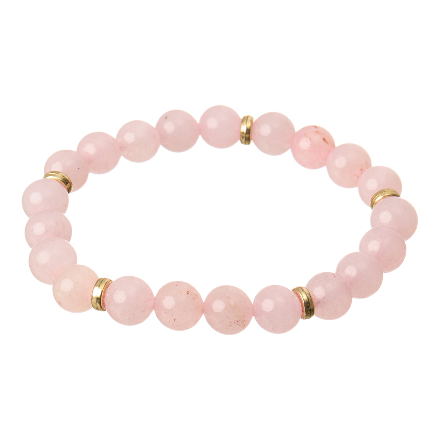 Love Attraction Rose Quartz Natural Stone Bracelet