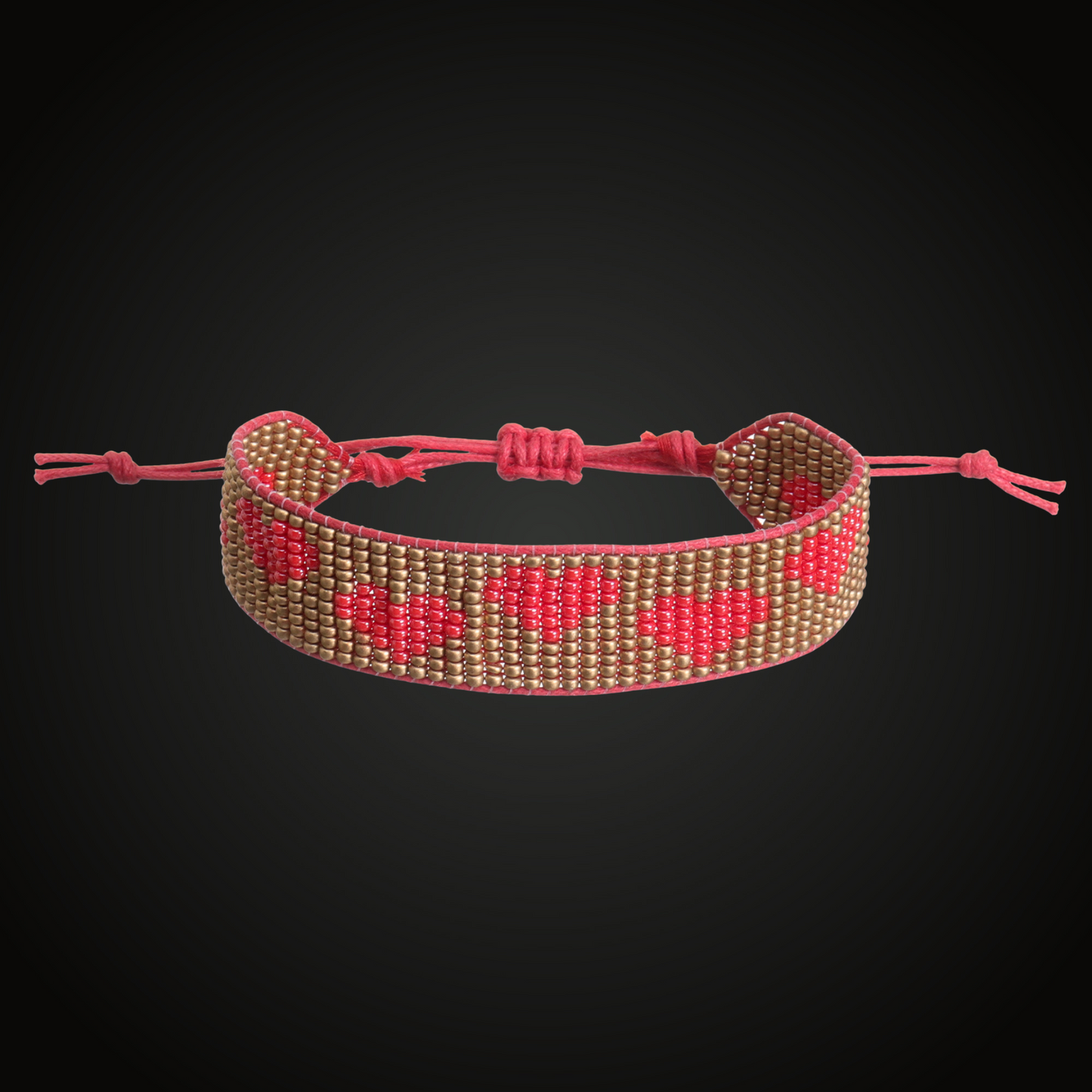 LoveLink Hearts Beaded Bracelet
