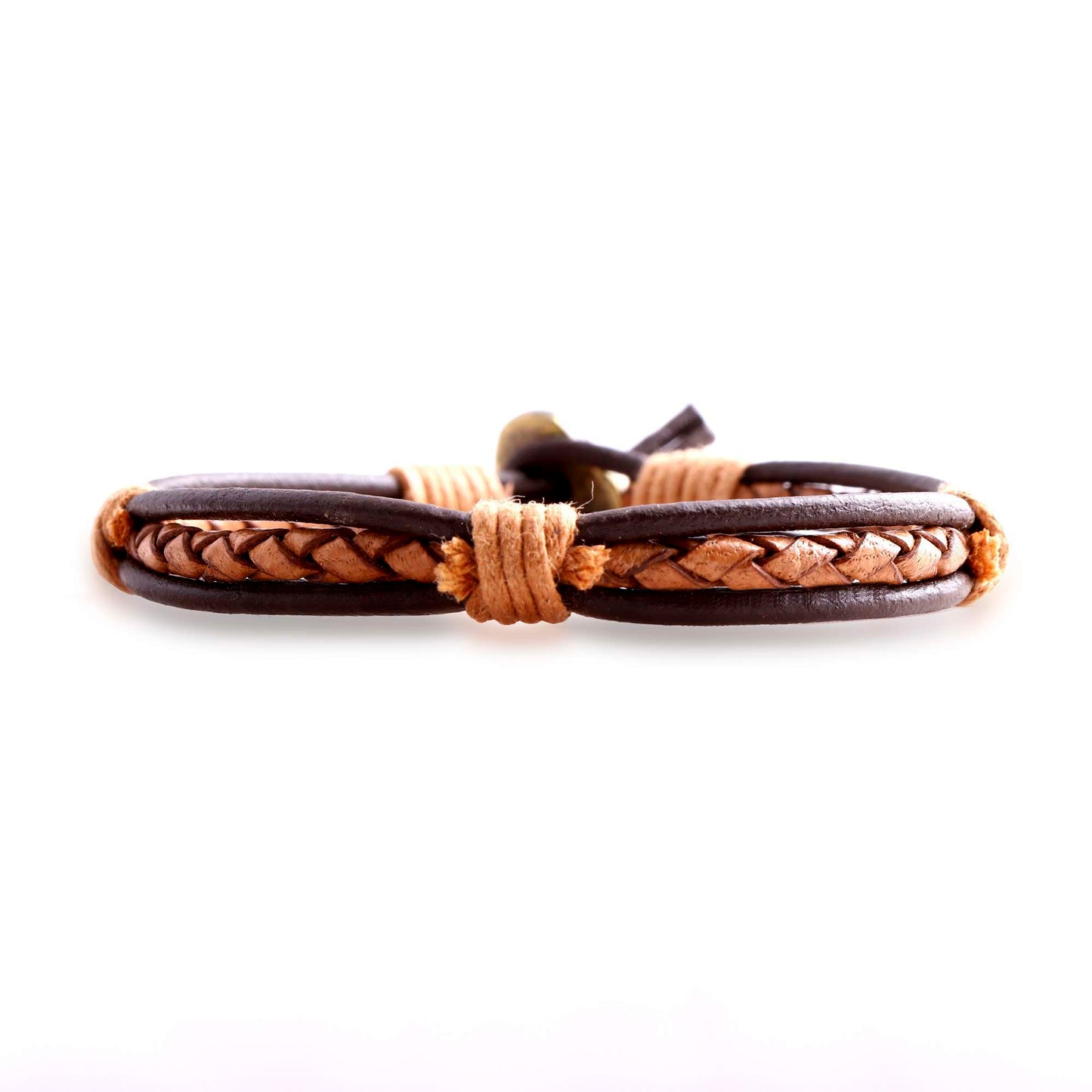Malaga Braided Leather Bracelet for Men