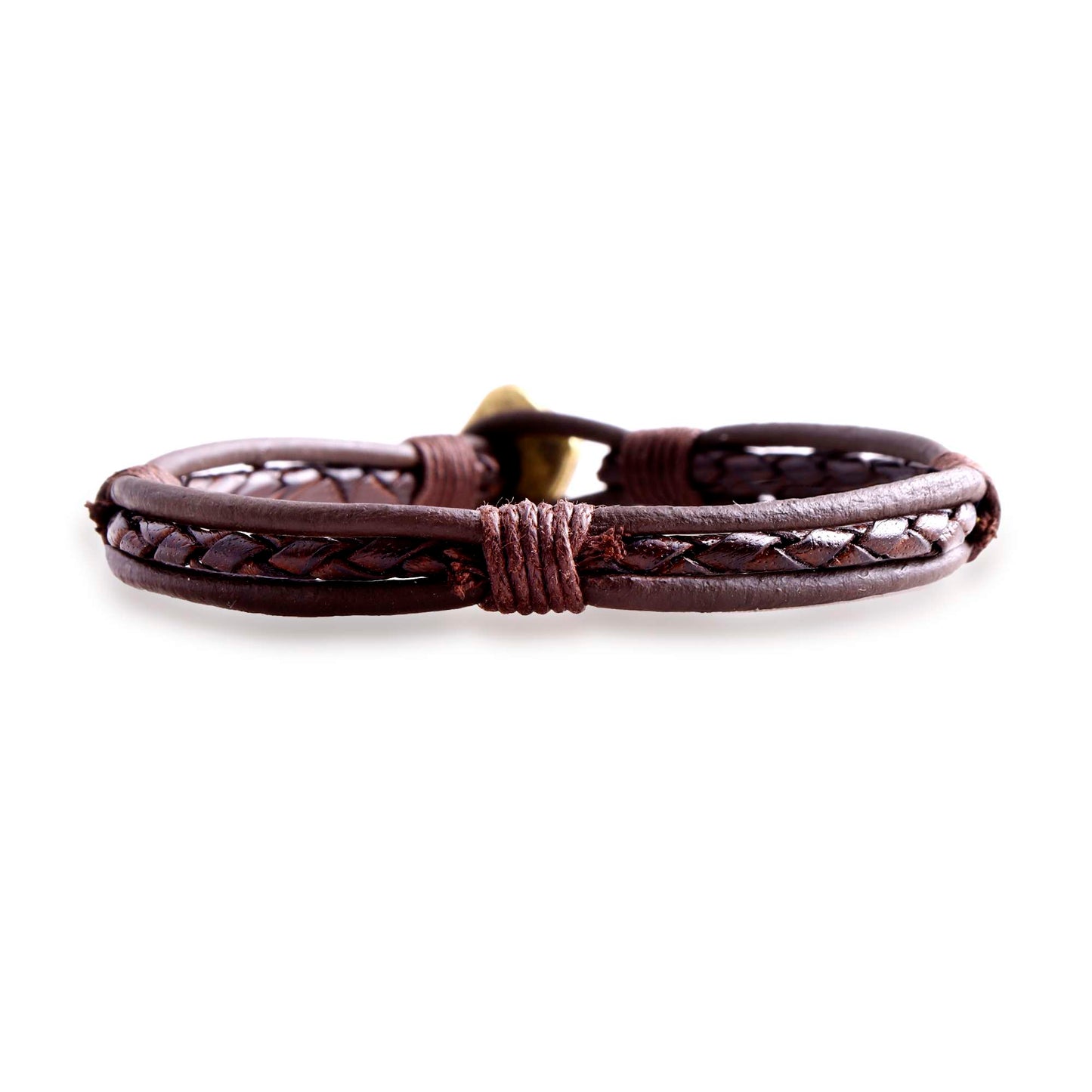 Marbella Braided Leather Bracelet for Men