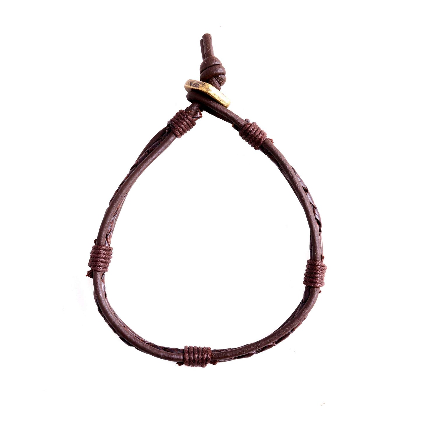 Marbella Braided Leather Bracelet for Men