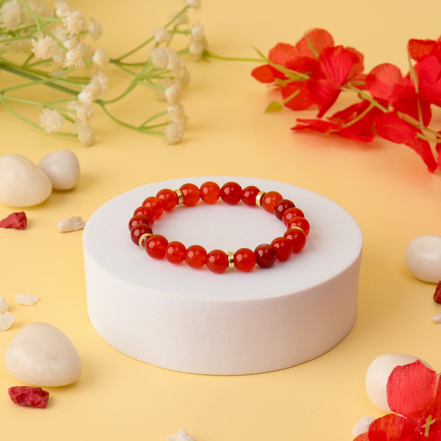 Passion & Power Carnelian Natural Stone Bracelet