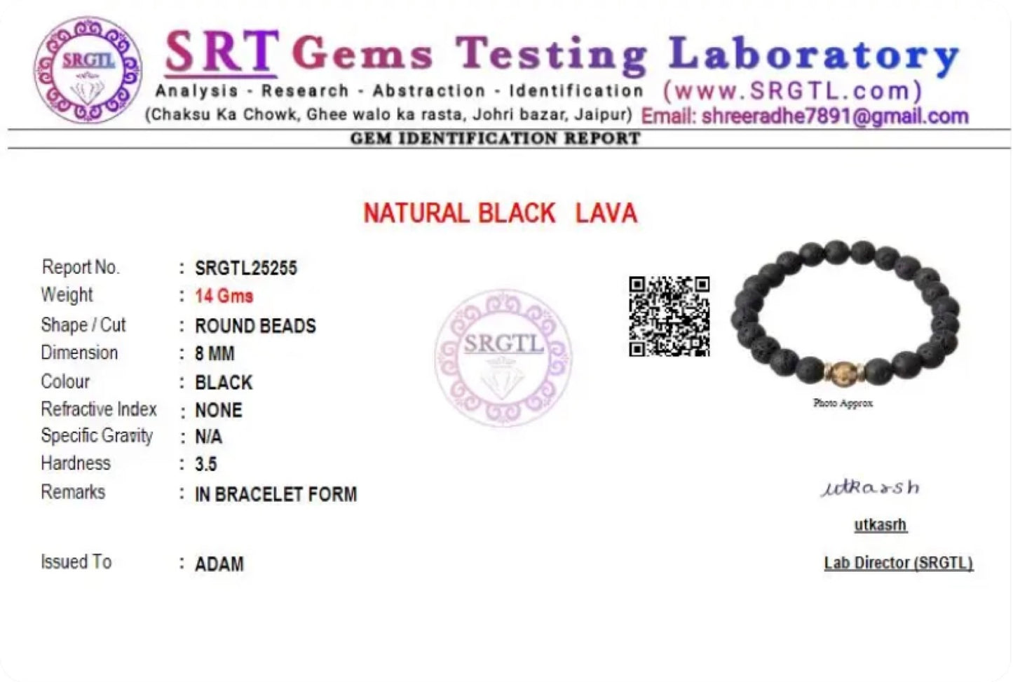 Spiritual Lava Natural Stone Bracelet