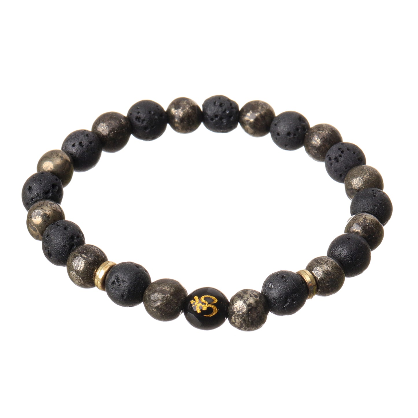 Wealth OM Natural Stone Bracelet