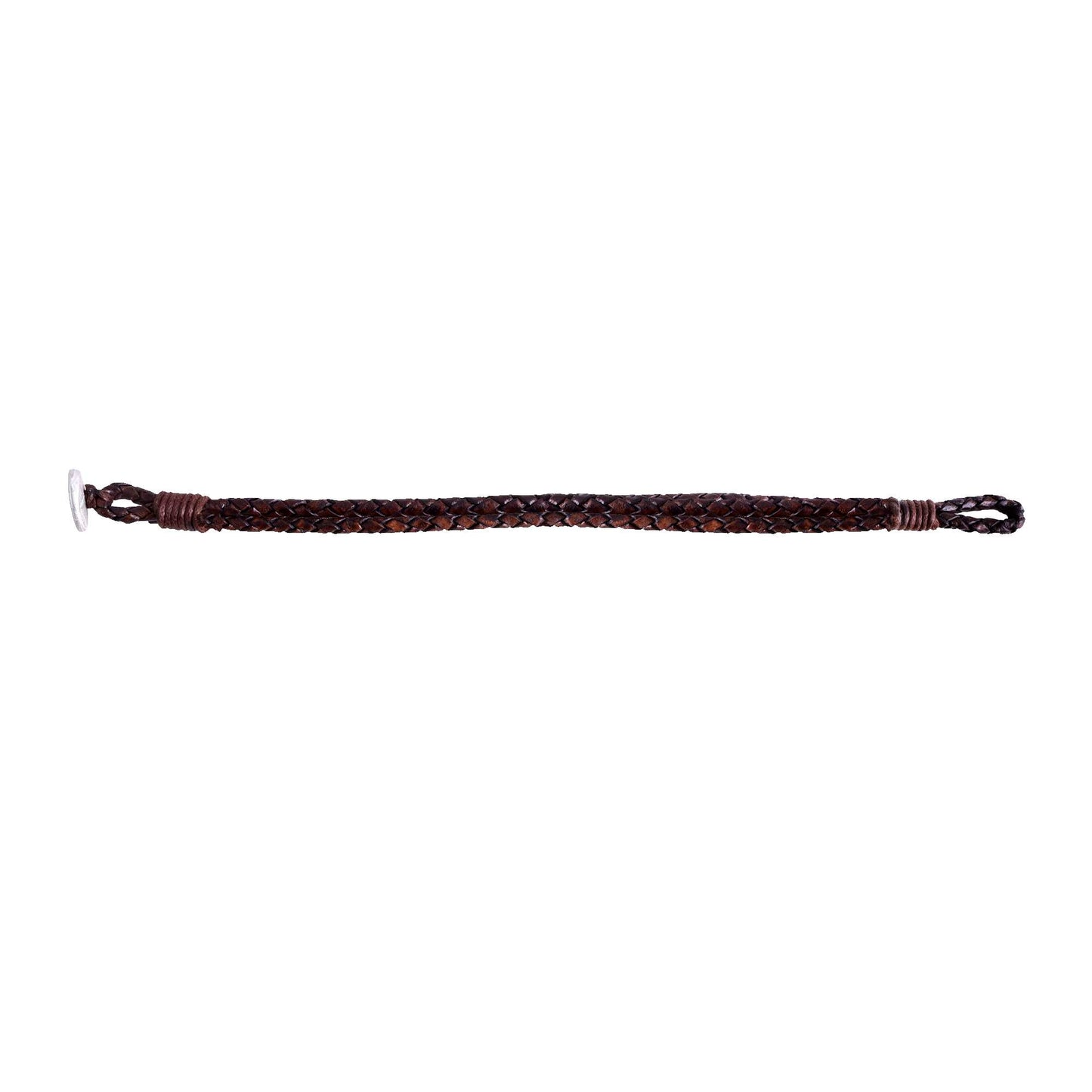 Zaragoza Braided Leather Bracelet for Men