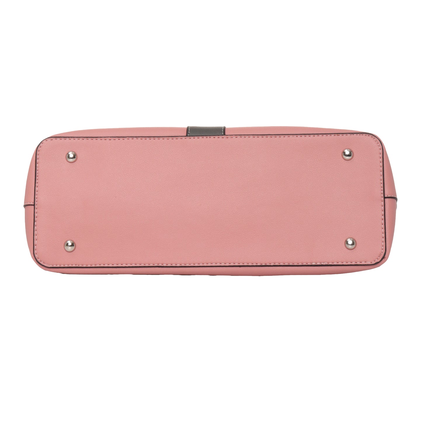 Signature Stripe Faux Leather Tote Bag