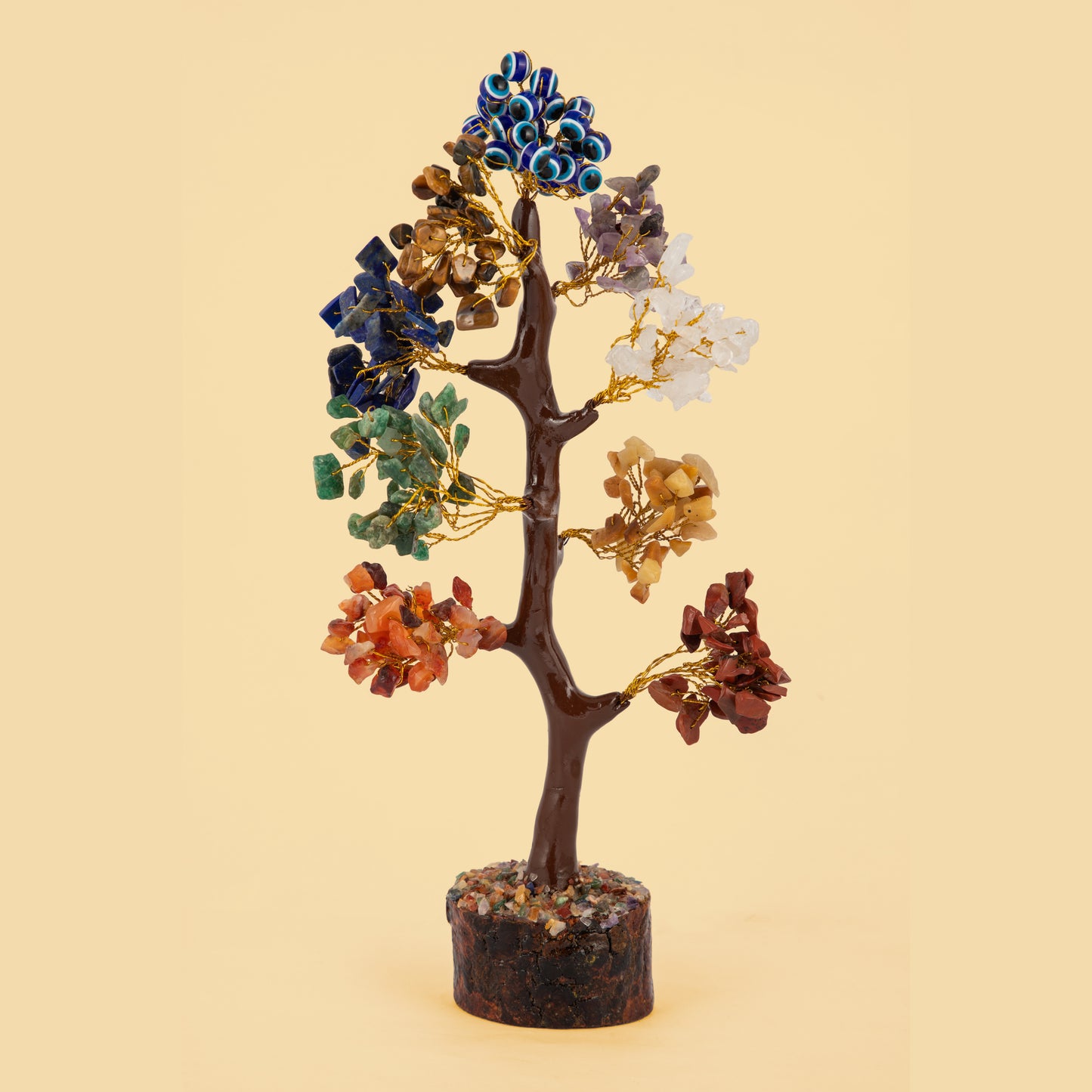 9 Chakra Natural Stone Tree