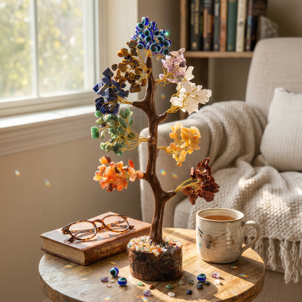 9 Chakra Natural Stone Tree