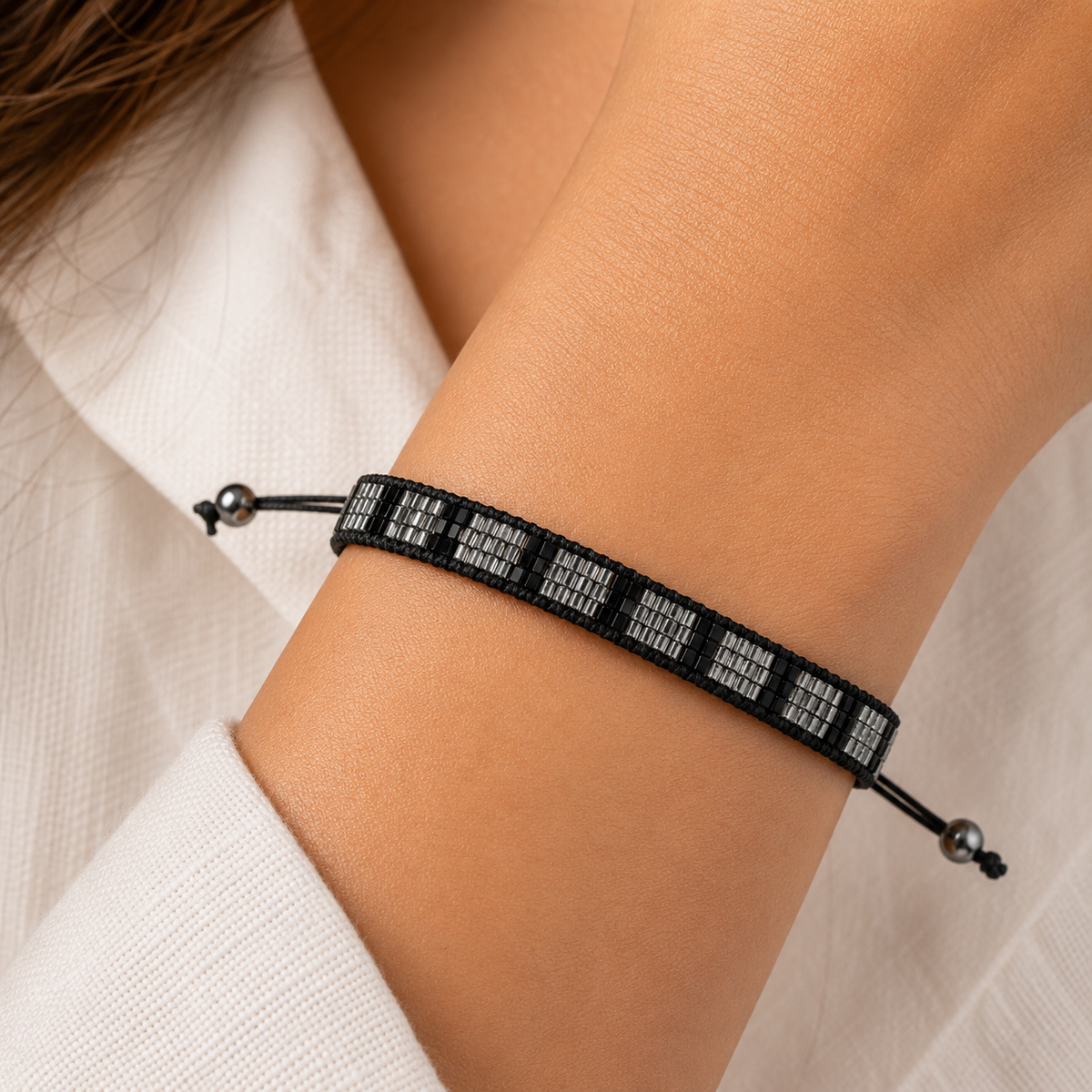 Adjustable Beaded Bracelet for Women