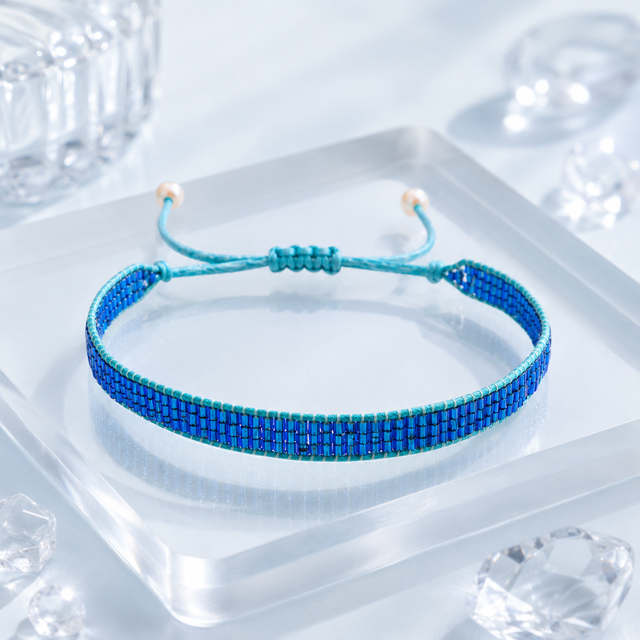 Adjustable Beaded Bracelet for Women