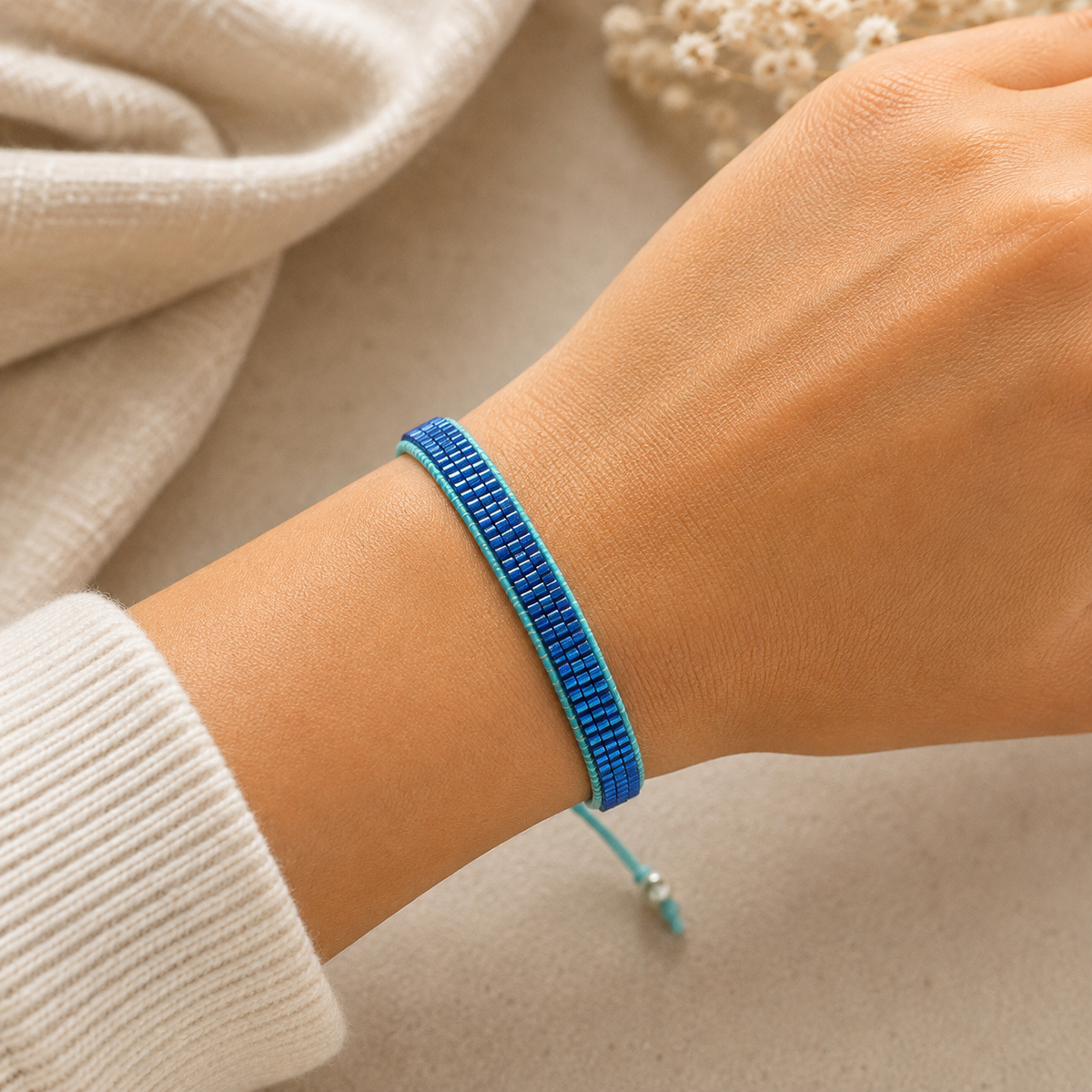 Adjustable Beaded Bracelet for Women
