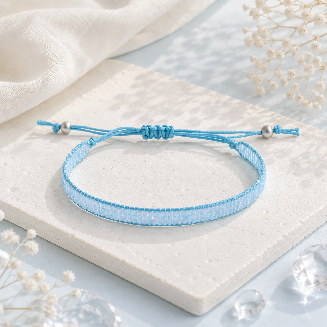 Adjustable Beaded Bracelet for Women