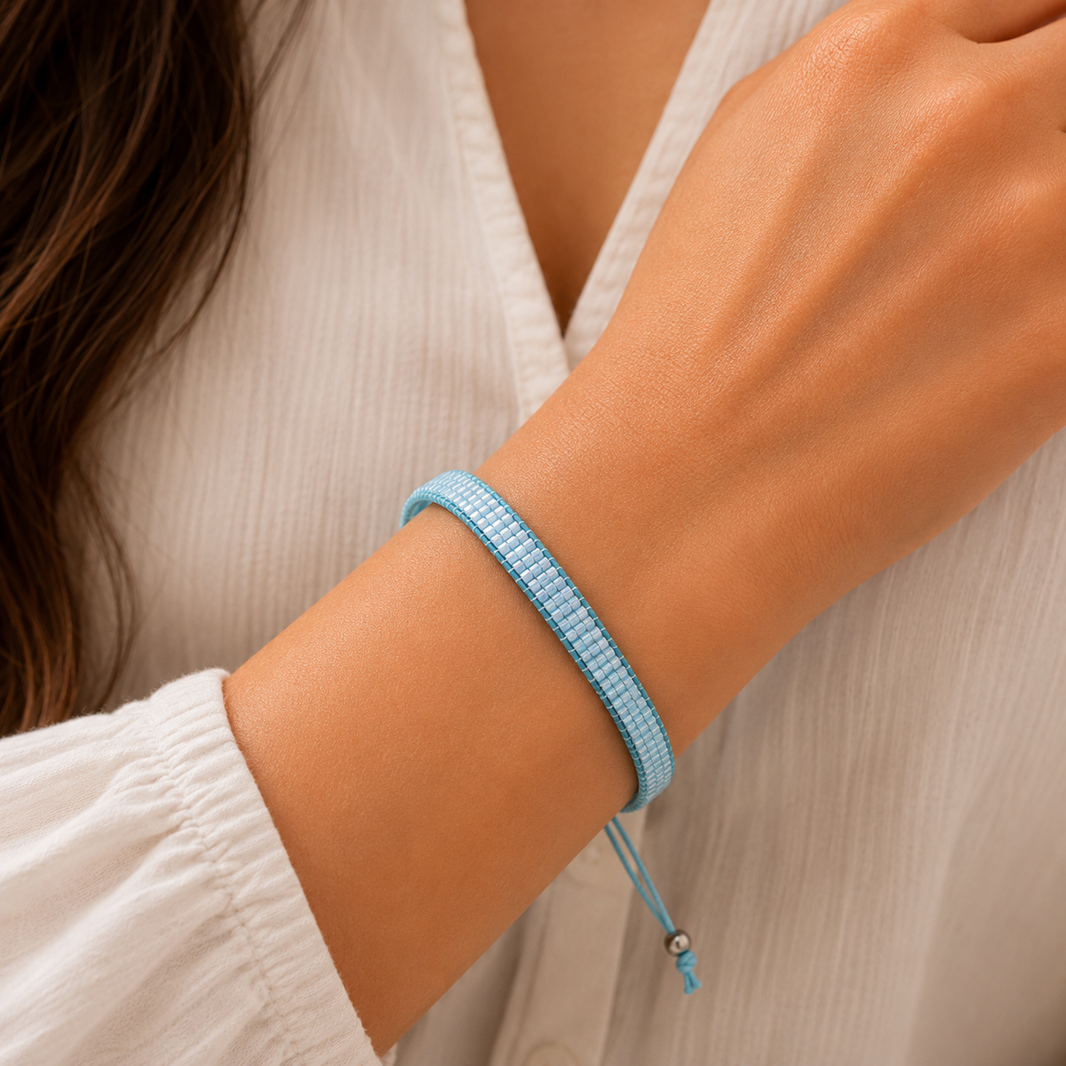 Adjustable Beaded Bracelet for Women