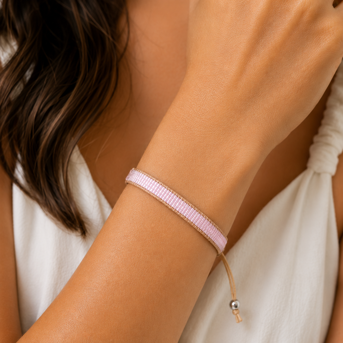 Adjustable Beaded Bracelet for Women