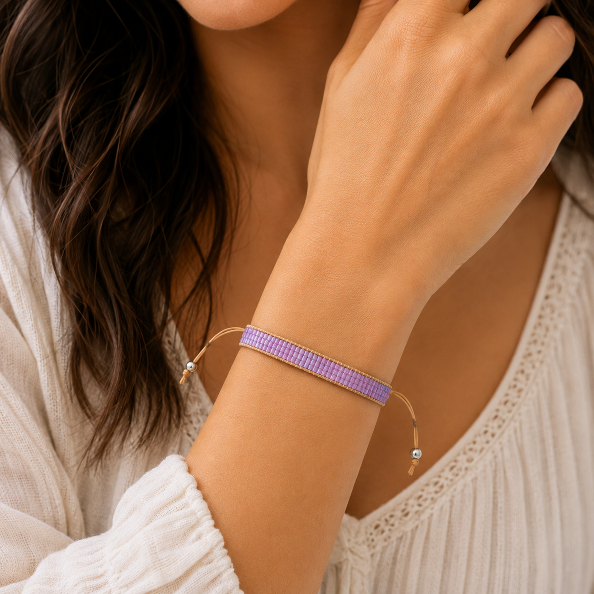 Adjustable Beaded Bracelet for Women