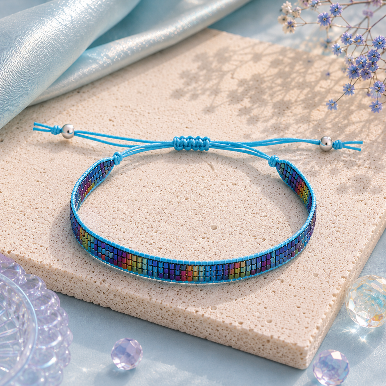 Adjustable Beaded Bracelet for Women
