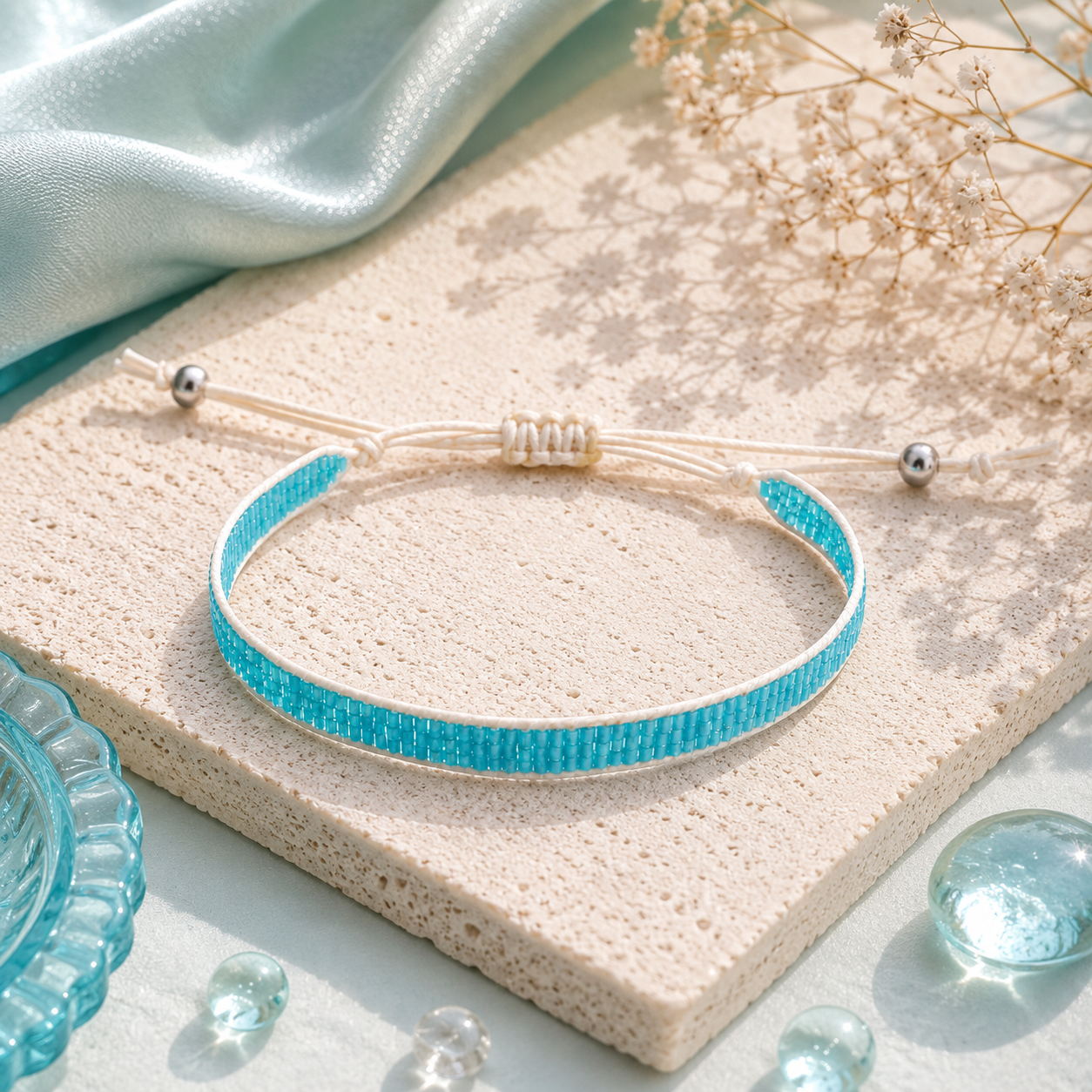 Adjustable Beaded Bracelet for Women