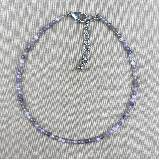 Amethyst Natural Stone Anklet