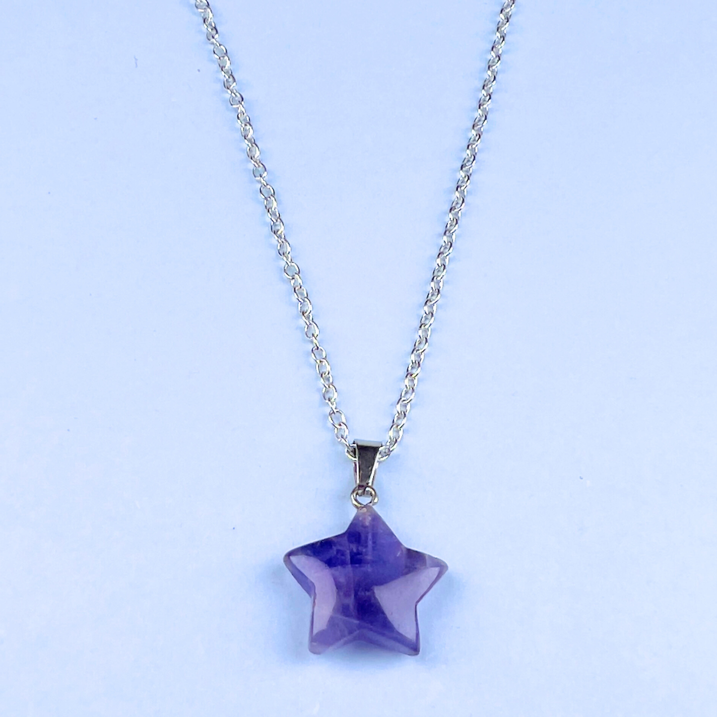 Amethyst Star Pendant Necklace