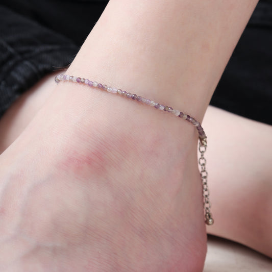 Amethyst Natural Stone Anklet