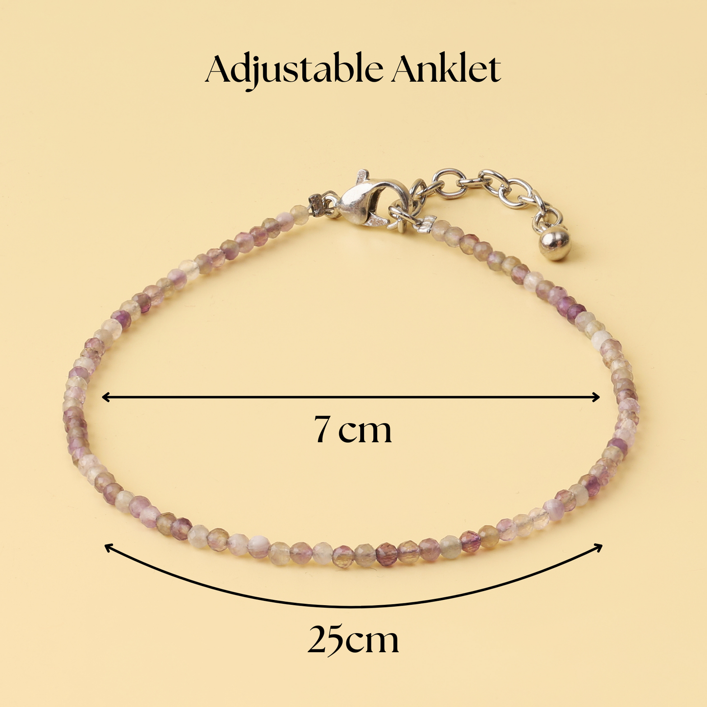 Amethyst Natural Stone Anklet