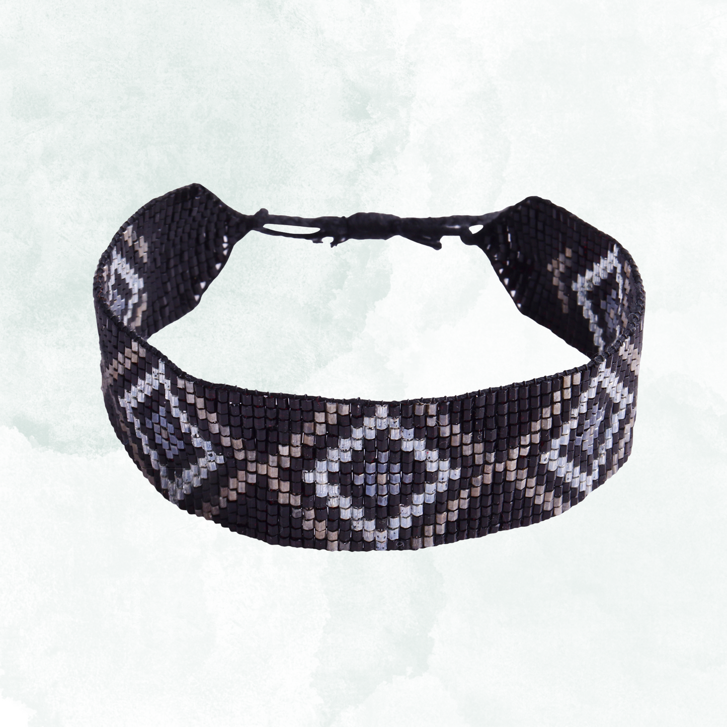 Aztec Pattern Adjustable Beaded Bracelet for Women