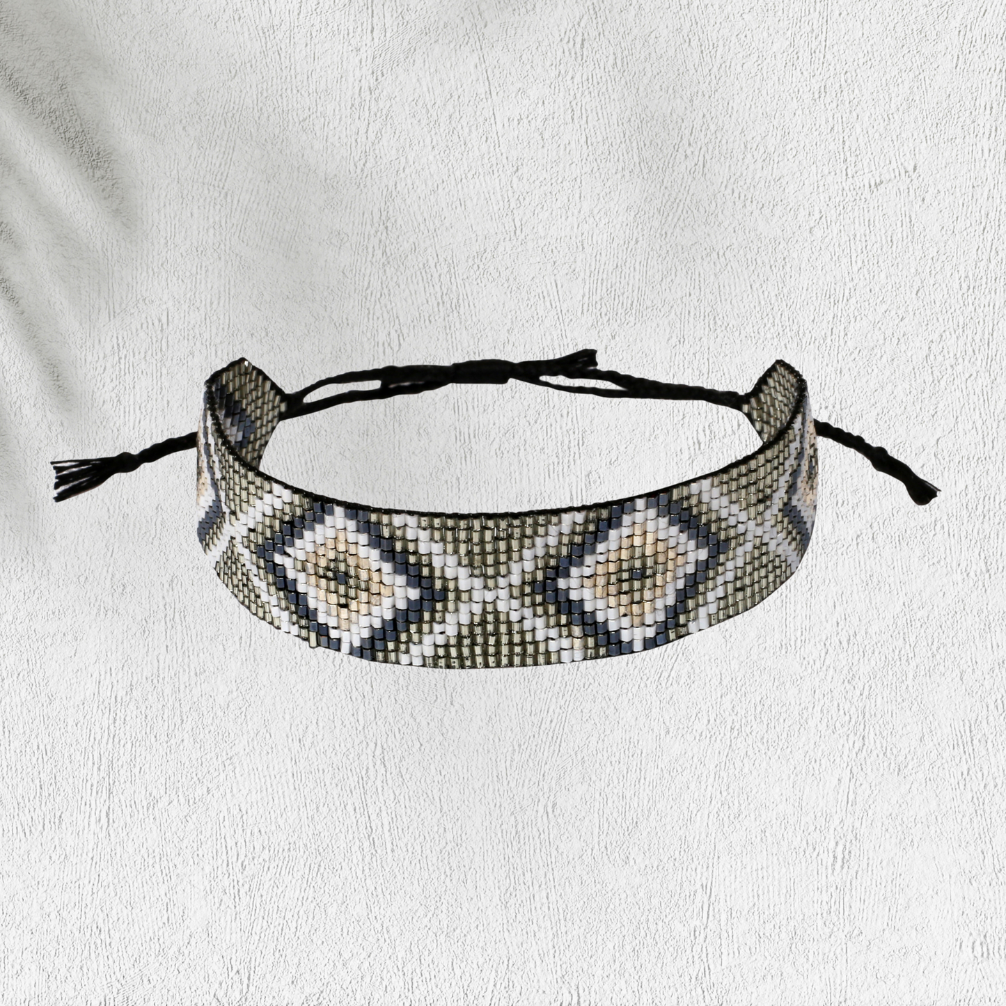 Aztec Pattern Adjustable Beaded Bracelet for Women