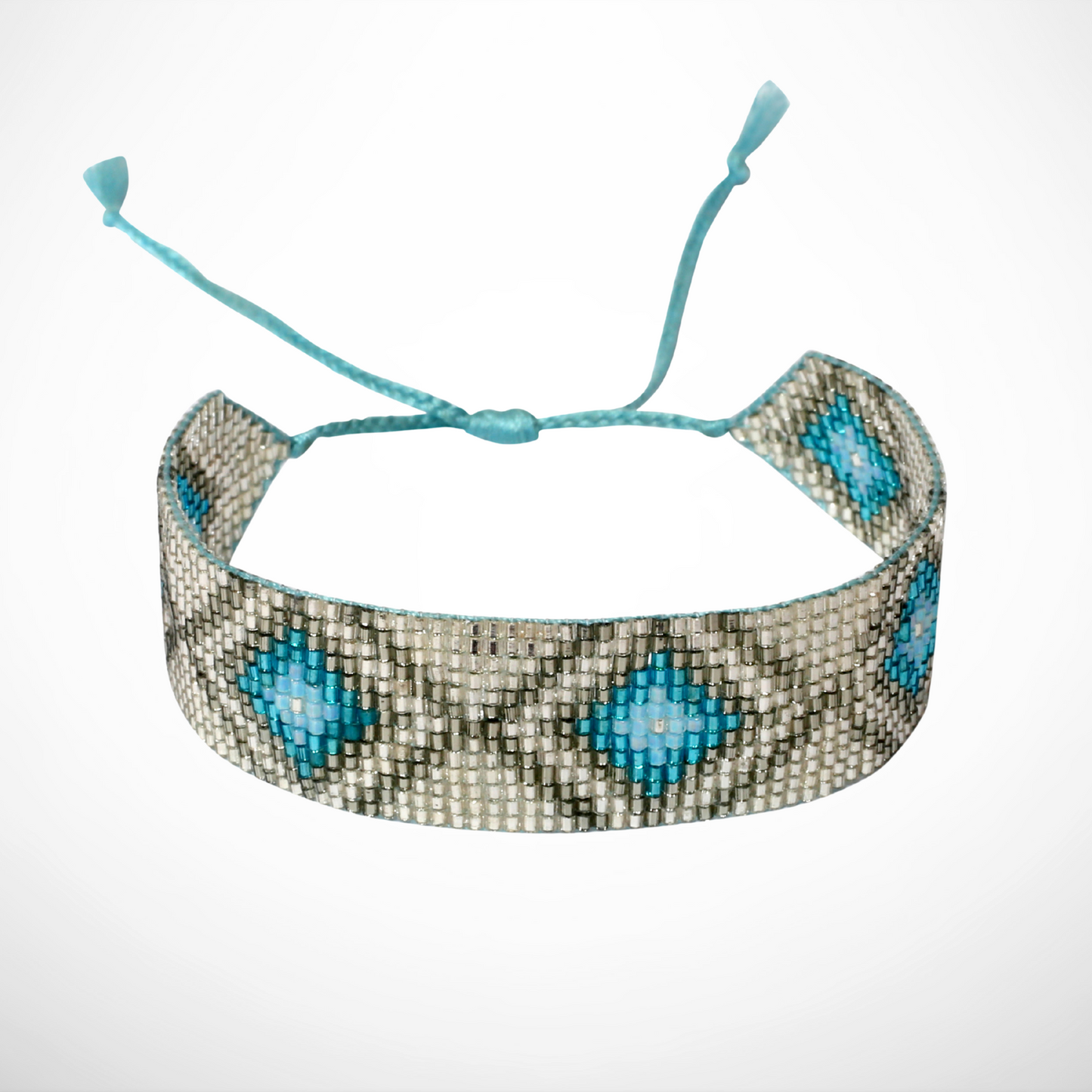 Aztec Pattern Adjustable Beaded Bracelet for Women
