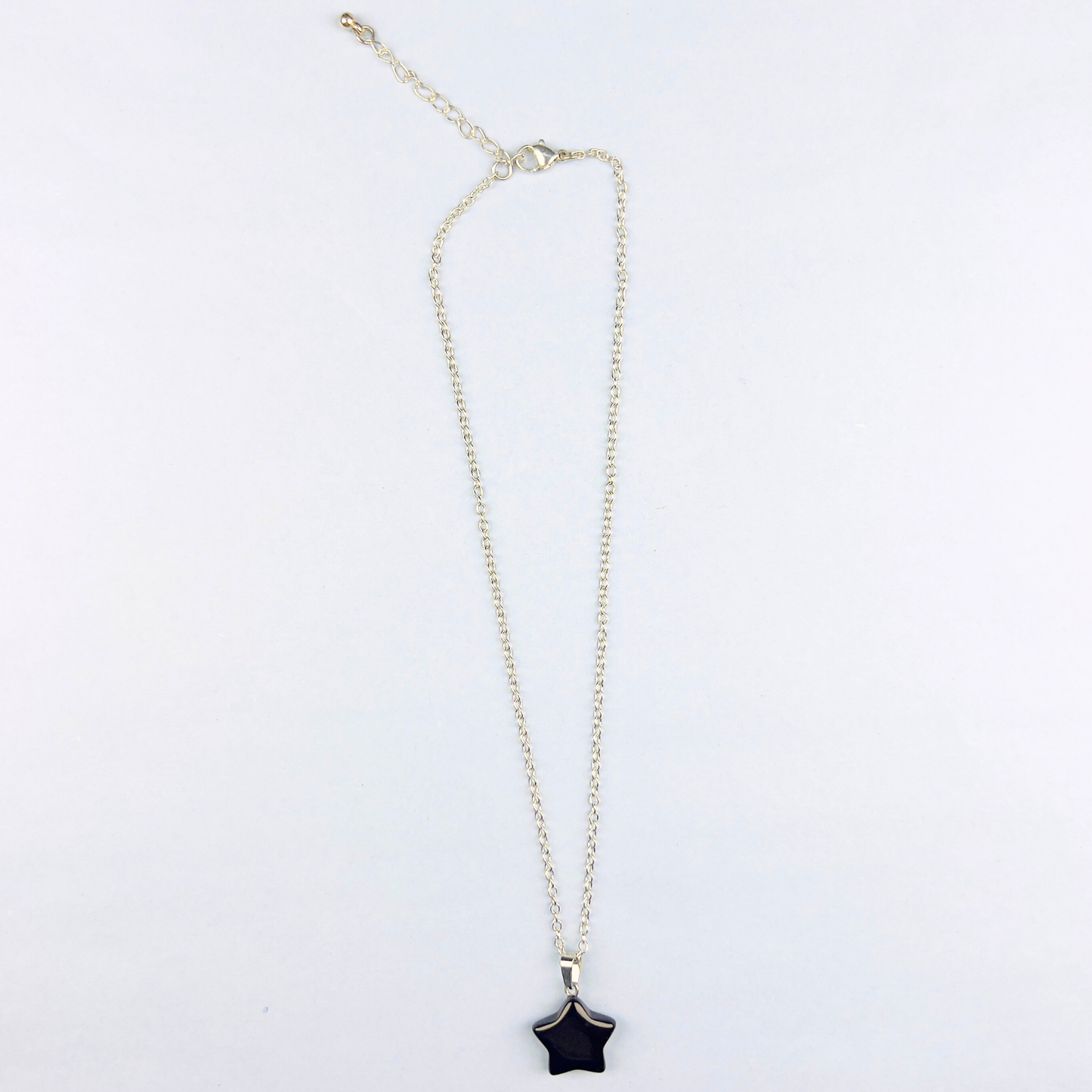 Black Tourmaline Star Pendant Necklace