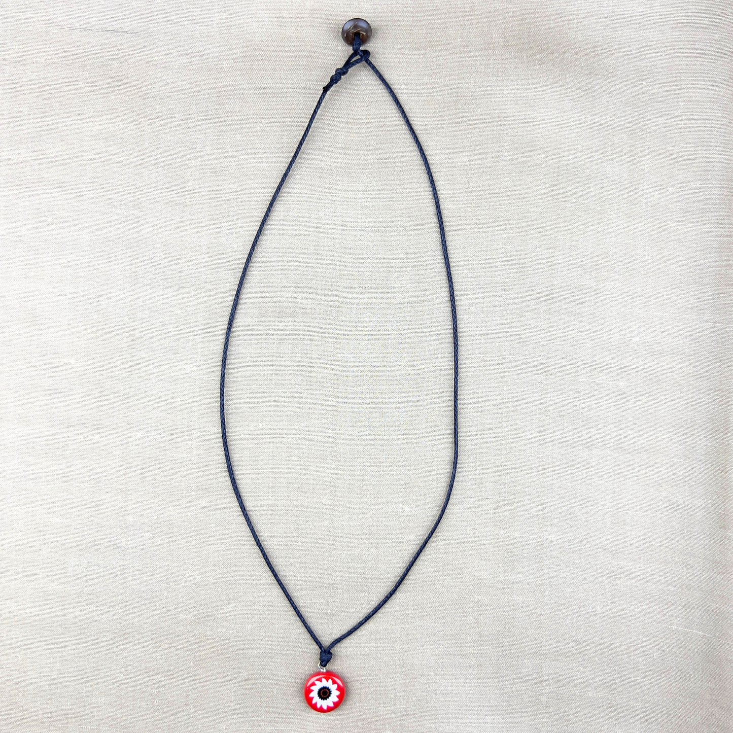 Choker Necklace with Sunflower Pendant