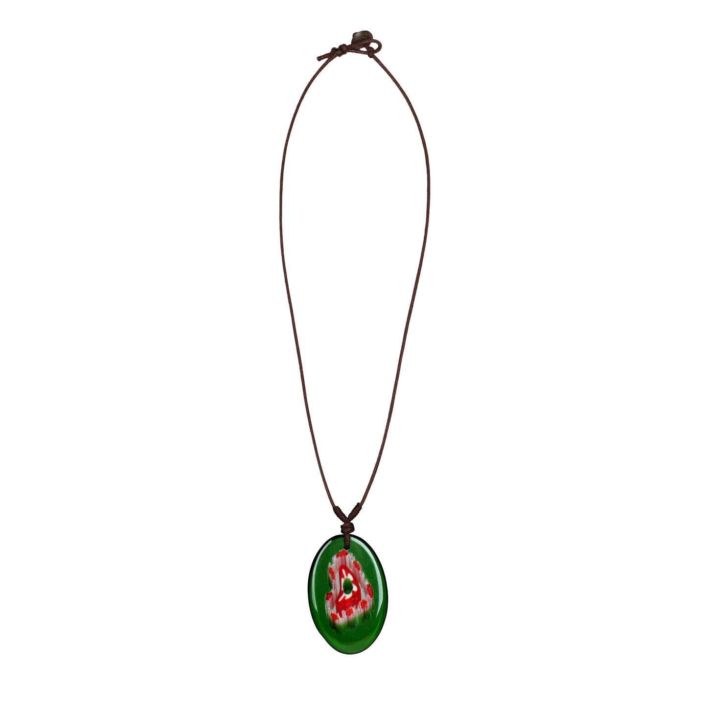 Choker Necklace with Heart Flower Pendant