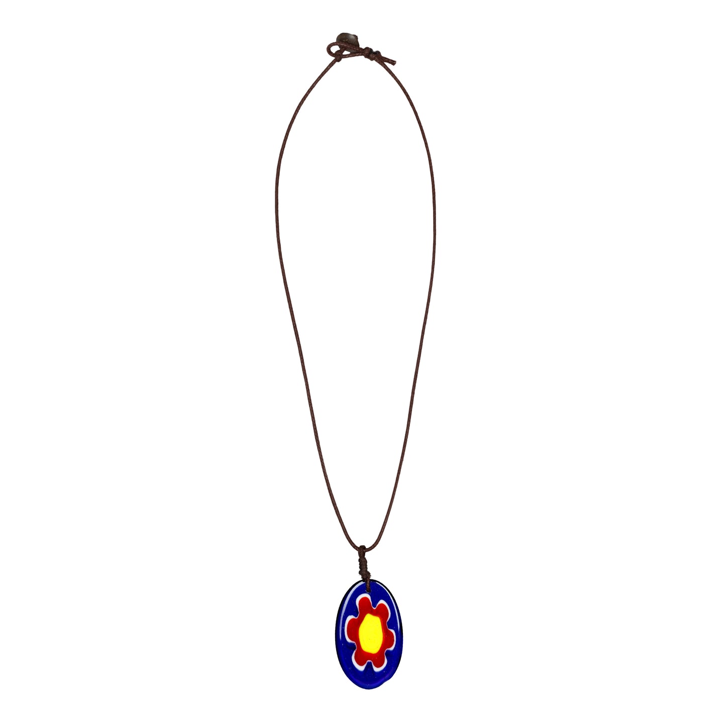 Choker Necklace with Flower Pendant
