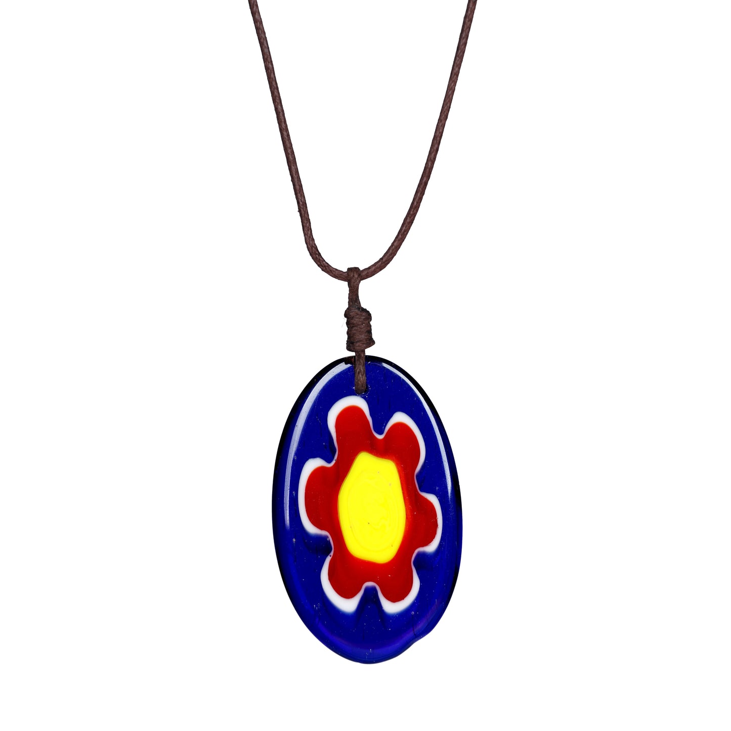 Choker Necklace with Flower Pendant