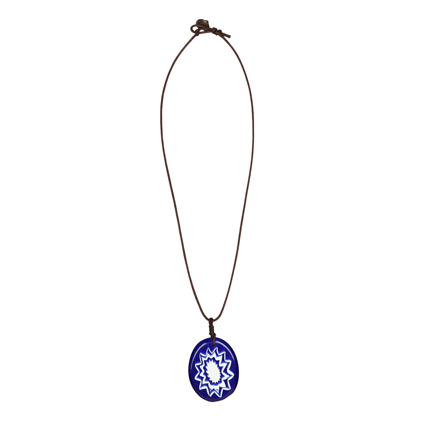 Choker Necklace with Flower Pendant